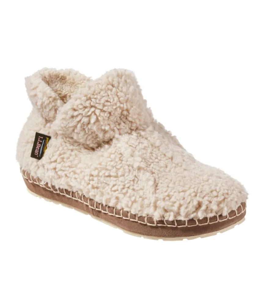 Women's Cozy Slipper Booties, Pile Fleece