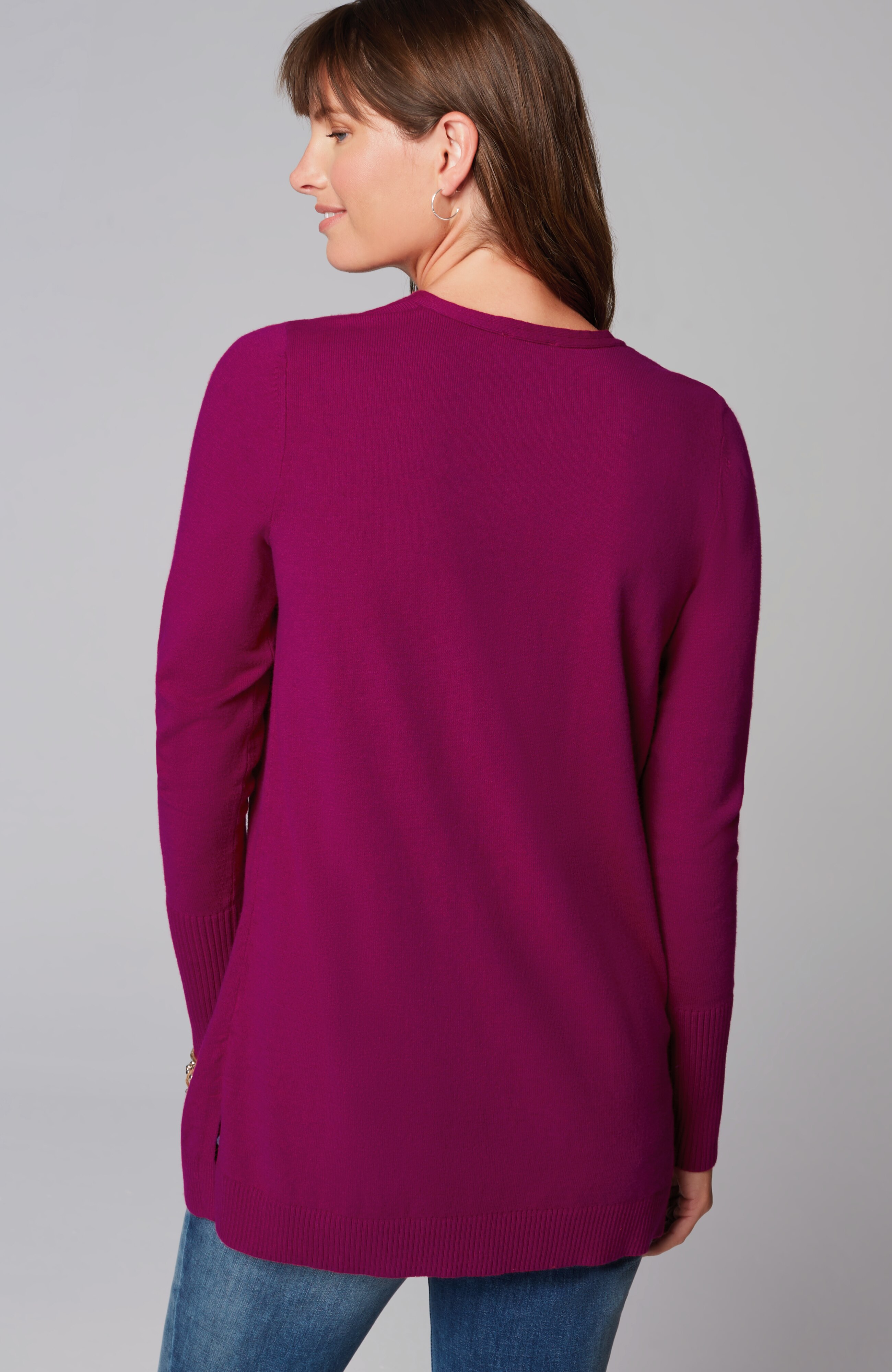 V-Neck Sweater Tunic