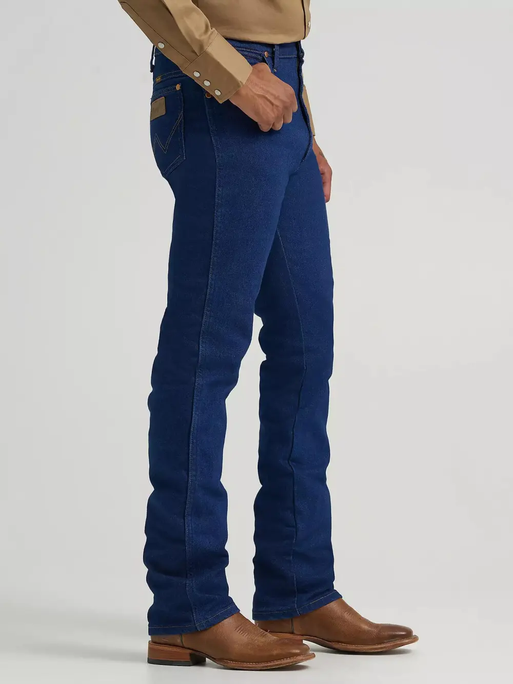 WRANGLER COWBOY CUT STRETCH SLIM FIT JEAN IN INDIGO STRETCH