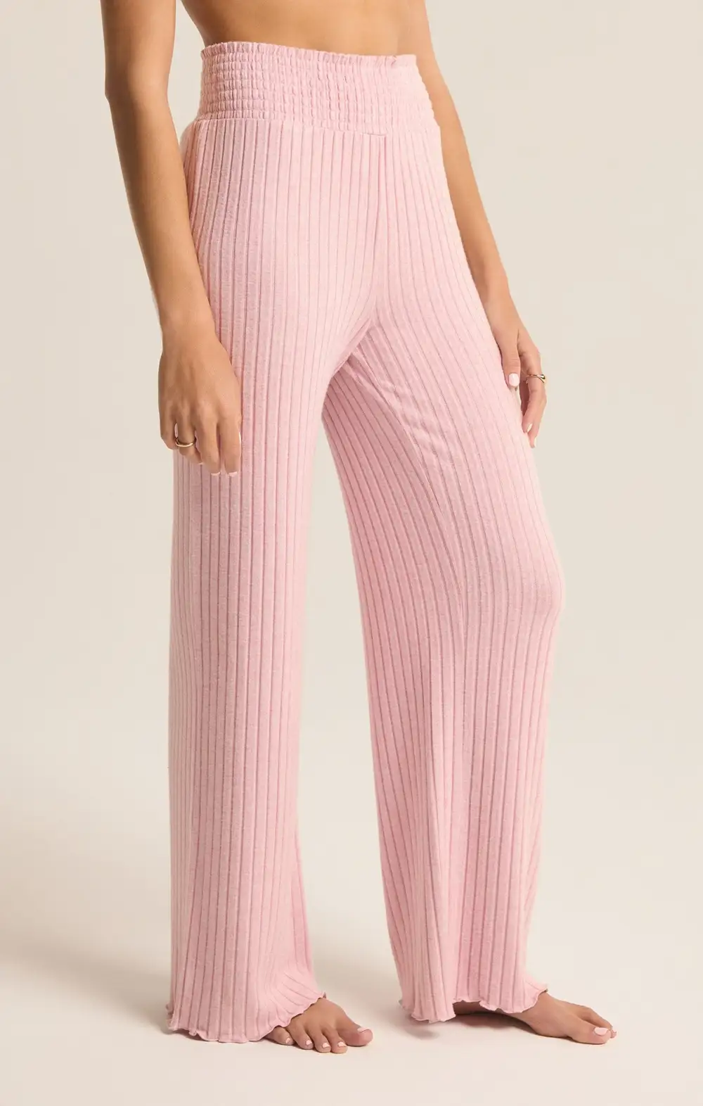 Dawn Smocked Rib Pant