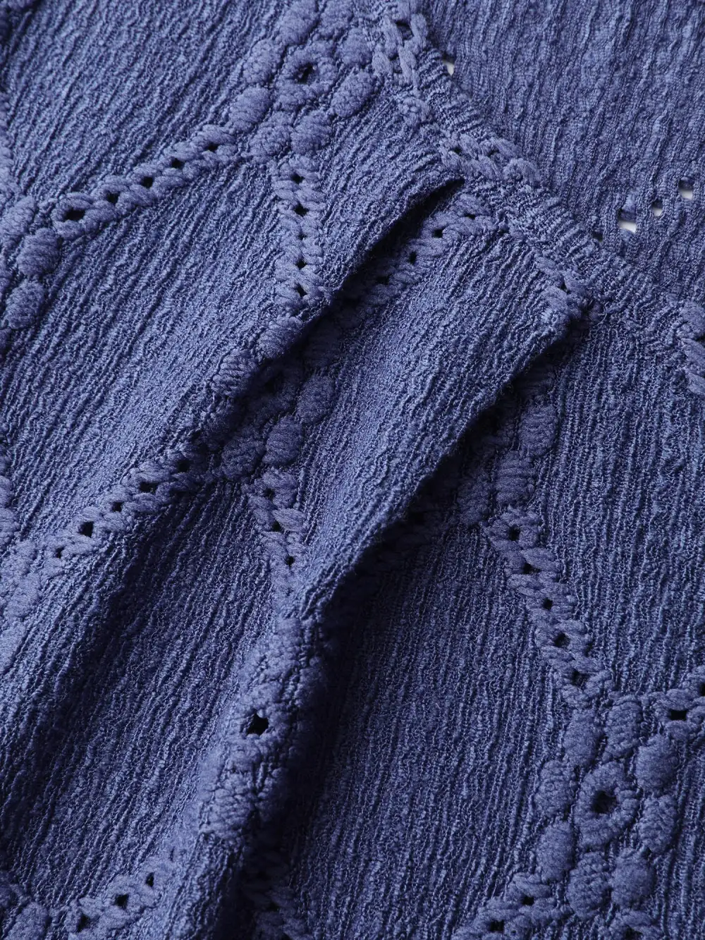 Textured Cut-Out Neckline T-Shirt