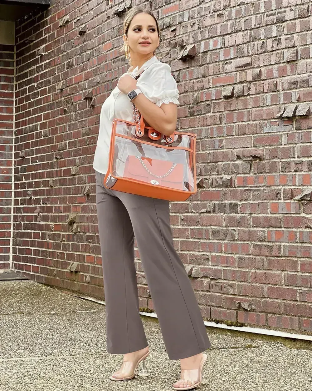 G4Free Wide Leg Pants for Women Loose Yoga Pants with Pockets Petite/Regular/Tall Stretch Casual Lounge Pants