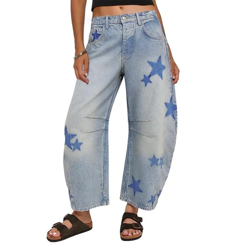 Women's Y2K Barrel Jeans