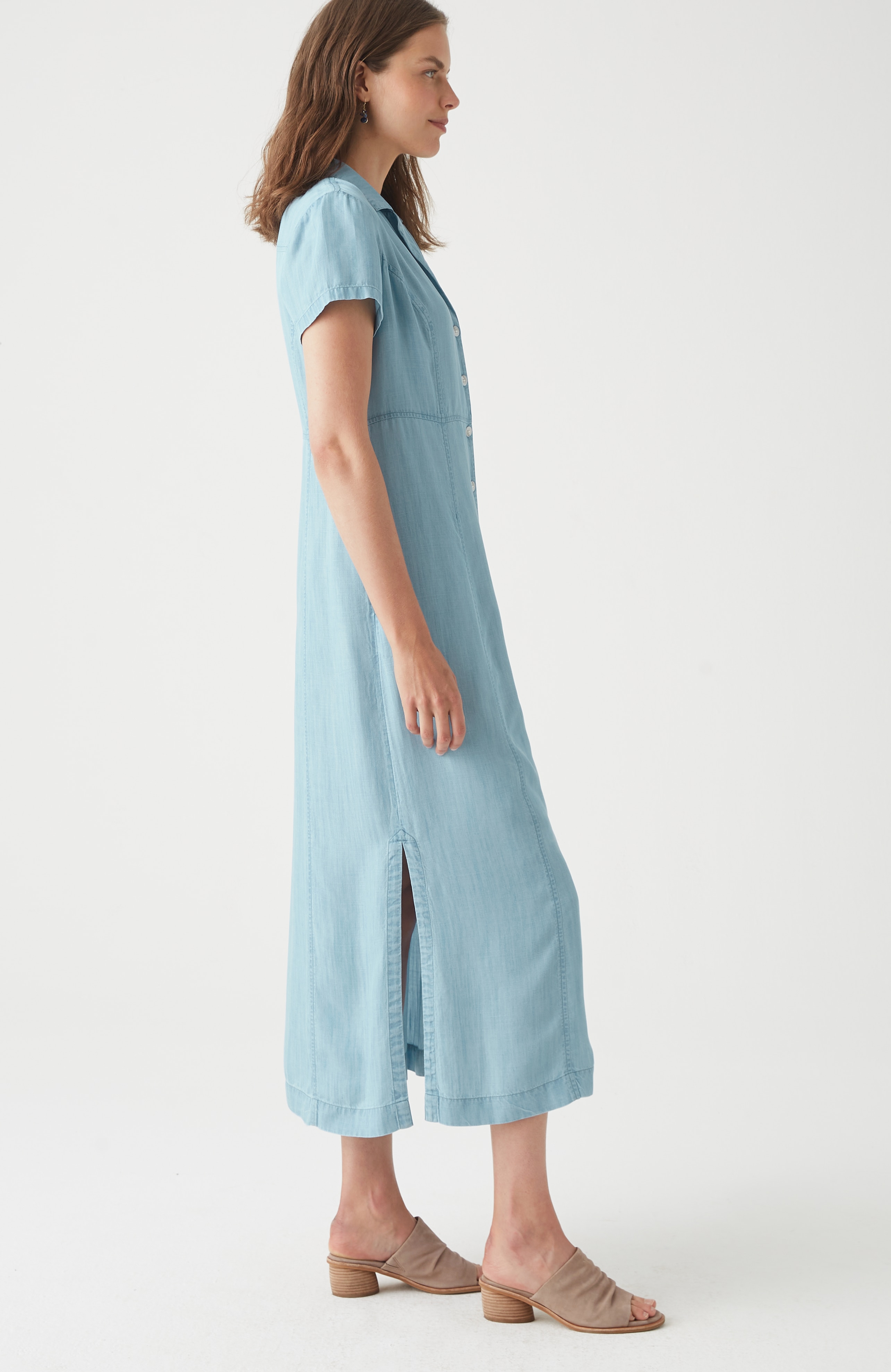 Indigo Shirtdress