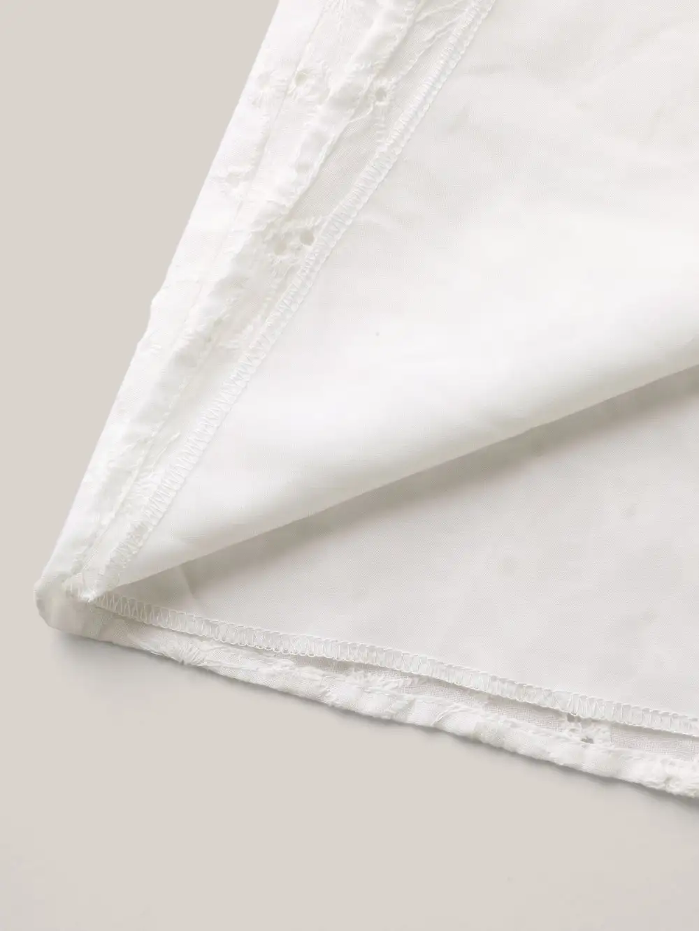 Pure Cotton Eyelet Texture Blouse