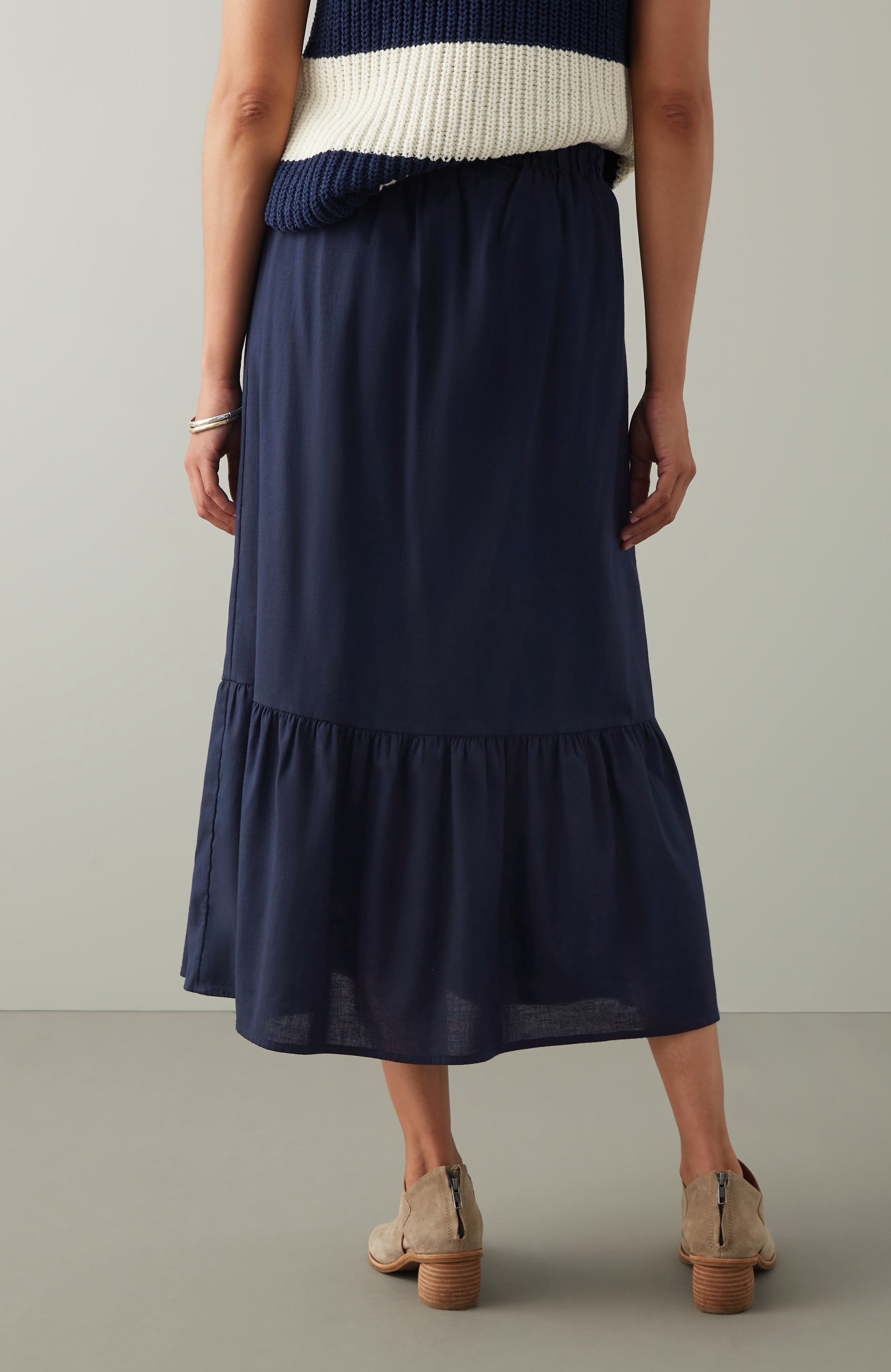 Easy Tiered Maxi Skirt