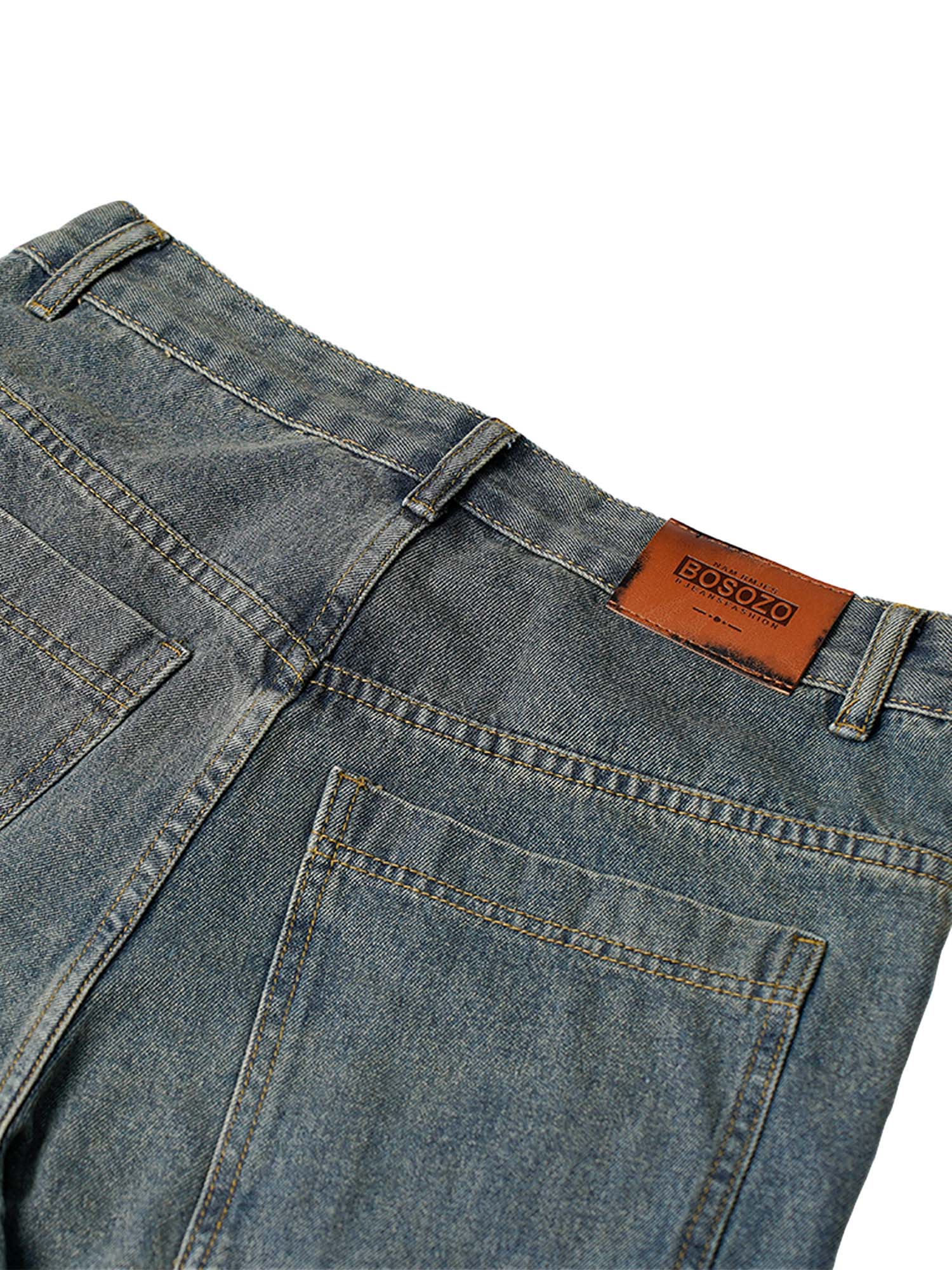 High Street Hip Hop Washed Distressed Jeans - 2069