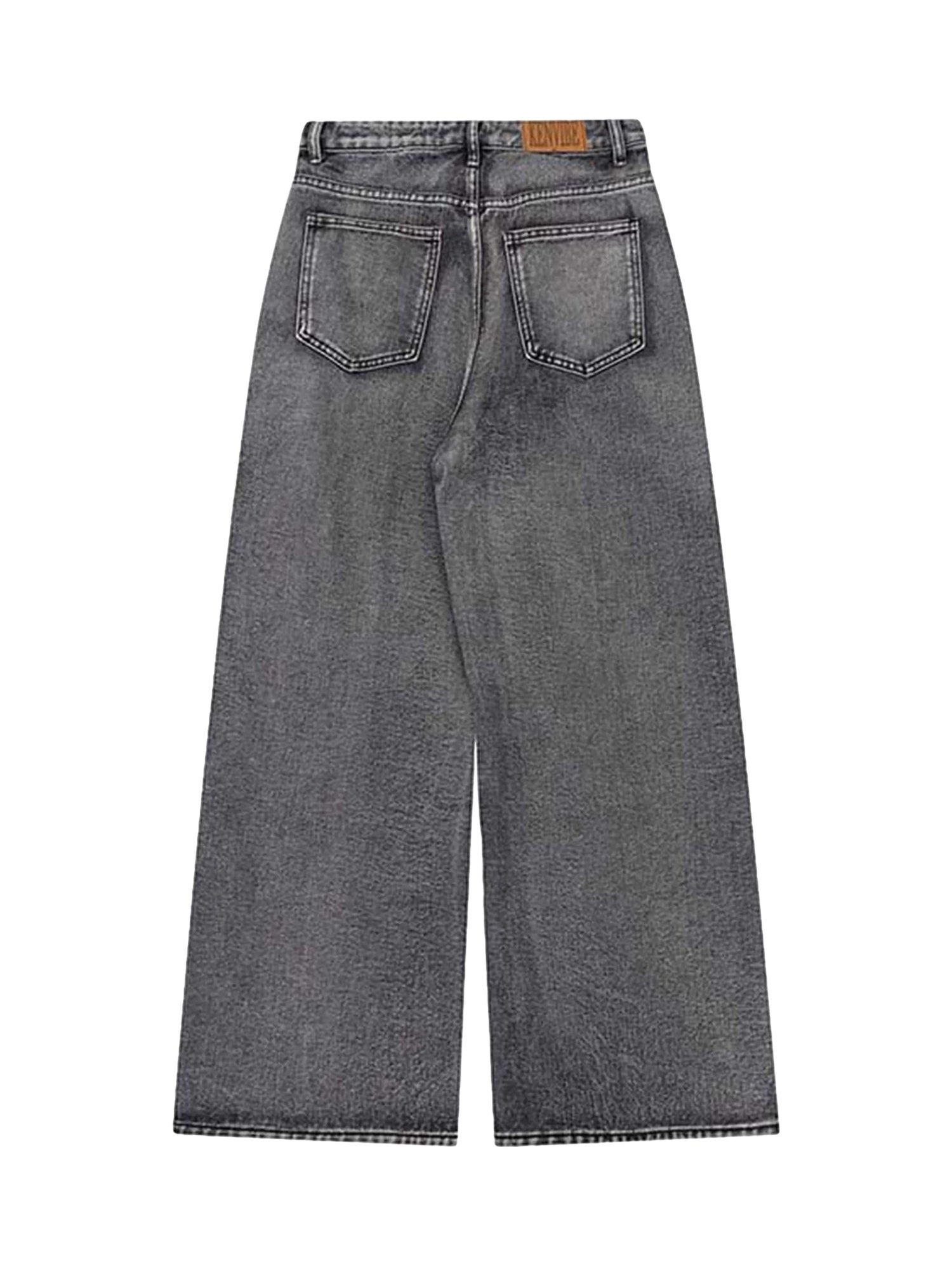 Graffiti Distressed Washed Baggy Jeans - 1886