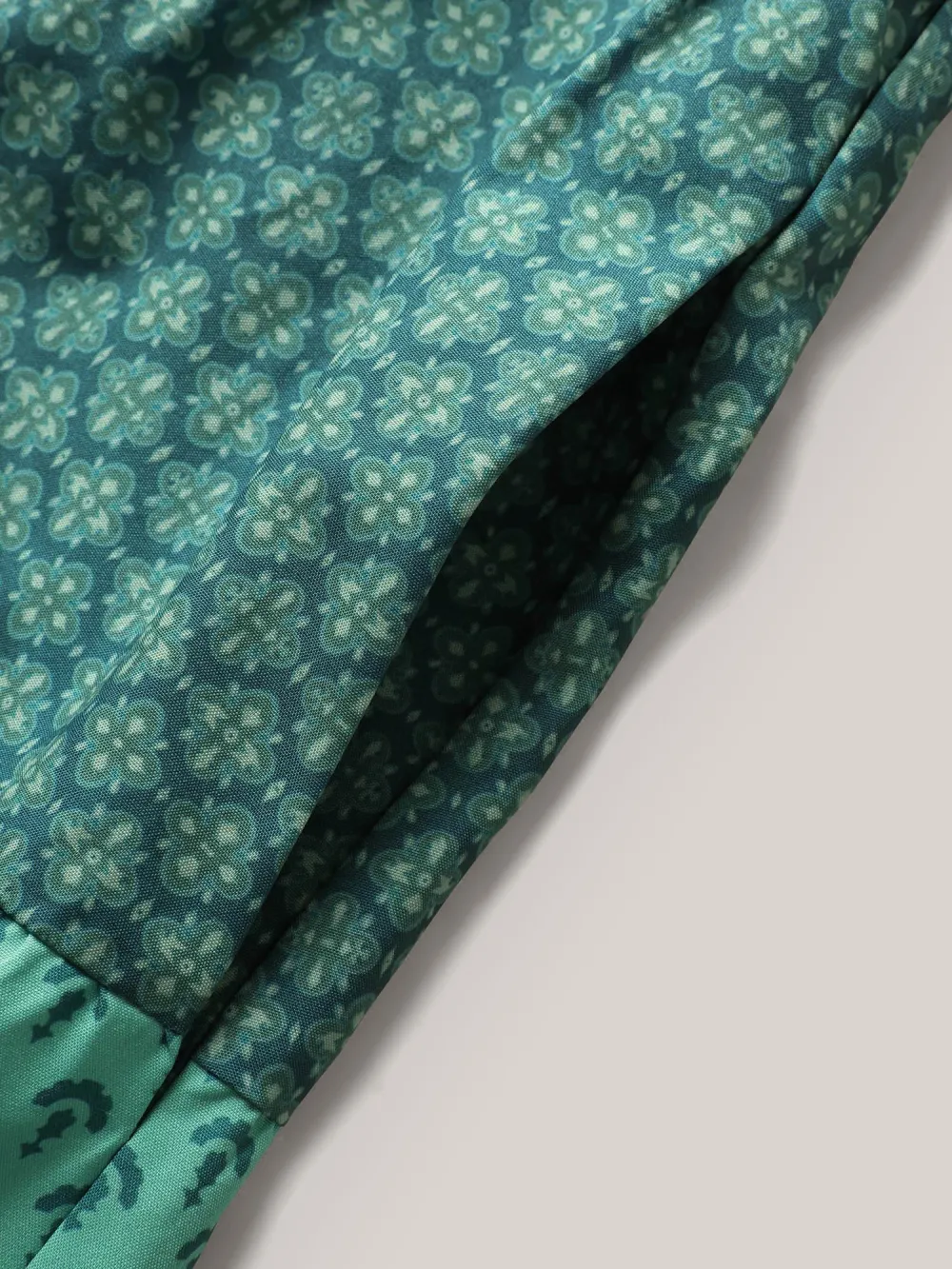 Bandana Patchwork Floral Sleeveless Dress