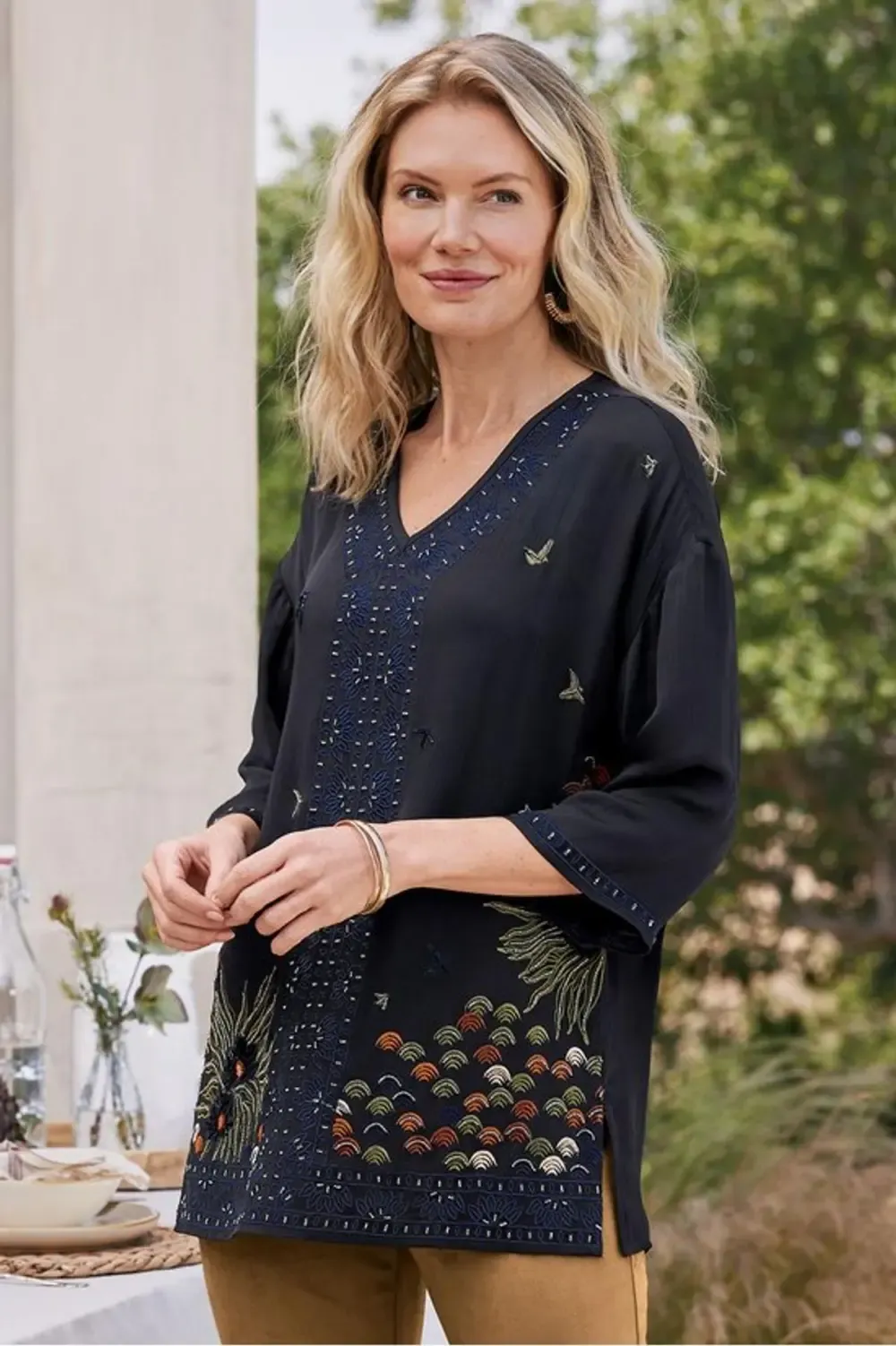 Mystic Meadow 3/4 Sleeve Top