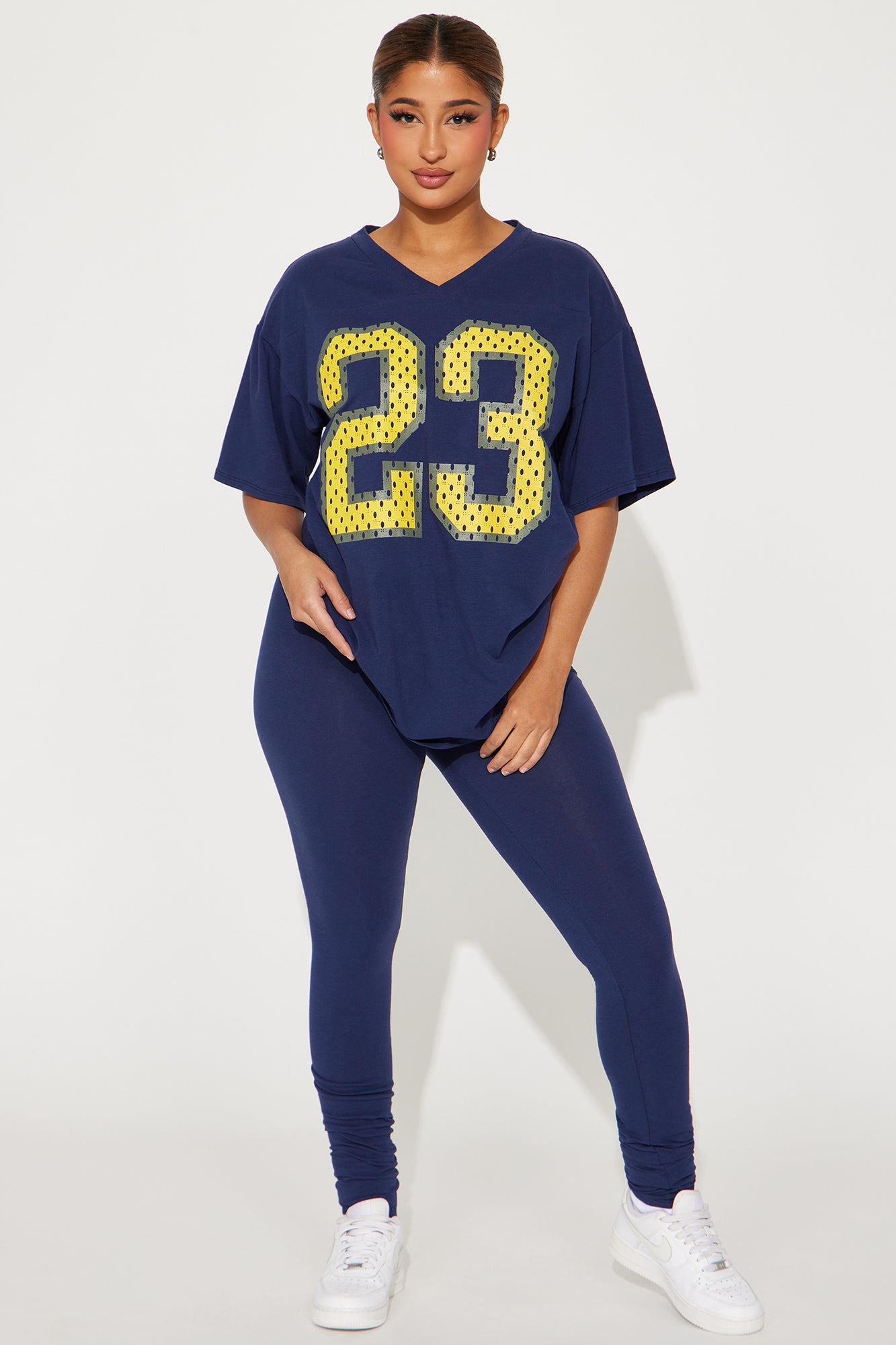 Game Day Ready Legging Set - Navy