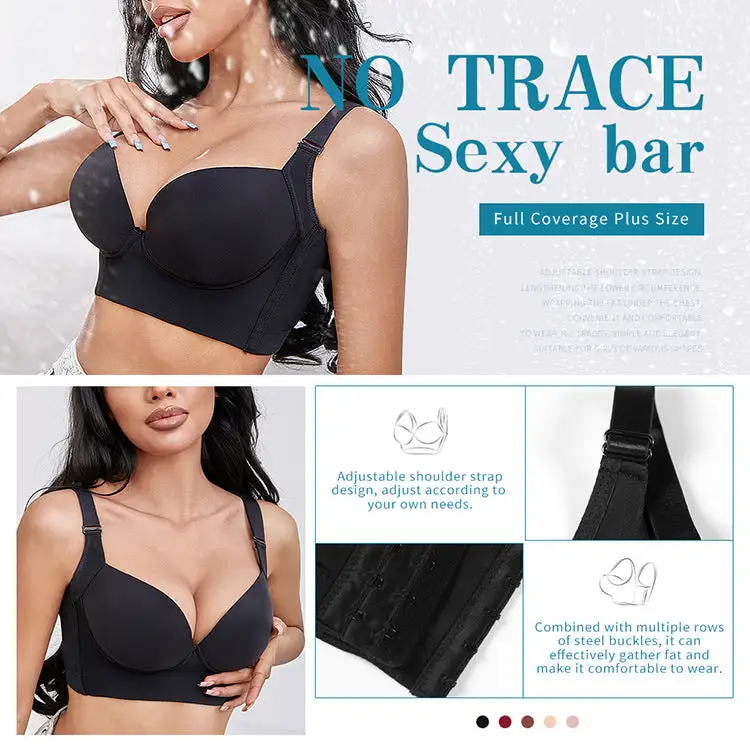 🔥DEEP CUP BRA HIDE BACK FAT WITH SHAPEWEAR INCORPORATED