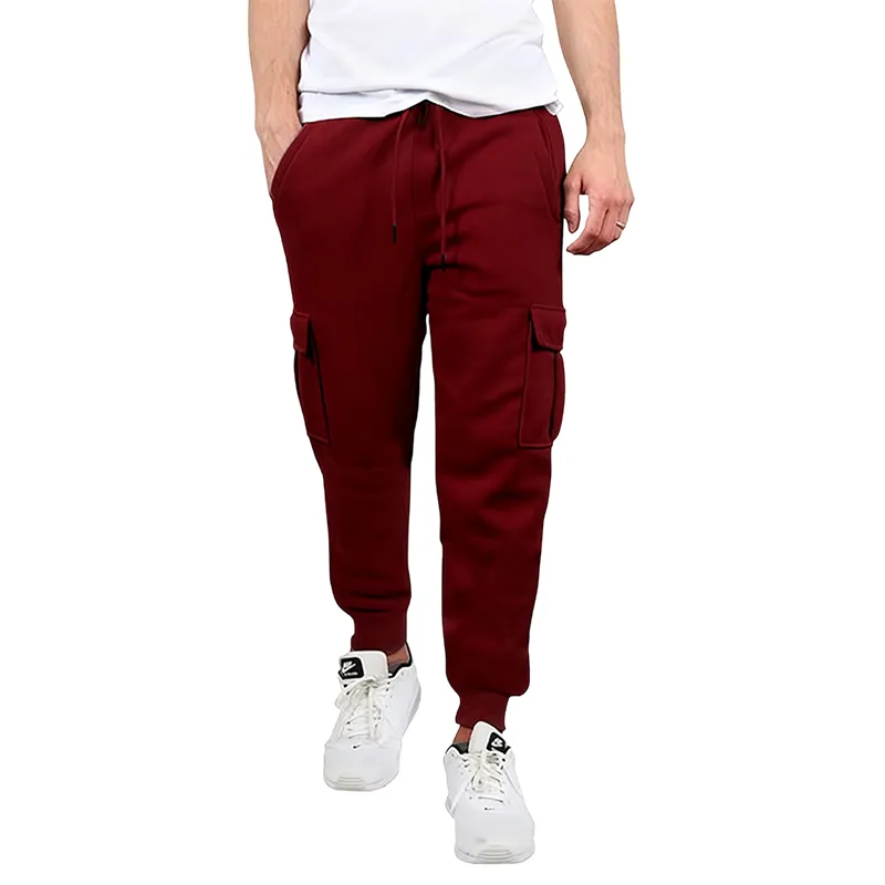 Men's Fleece Lined Cargo Jogger Sweatpants