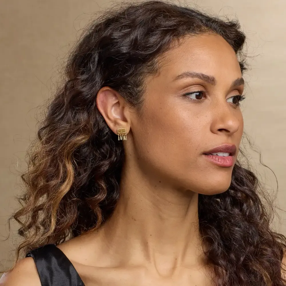 Patch Of Gold Earrings