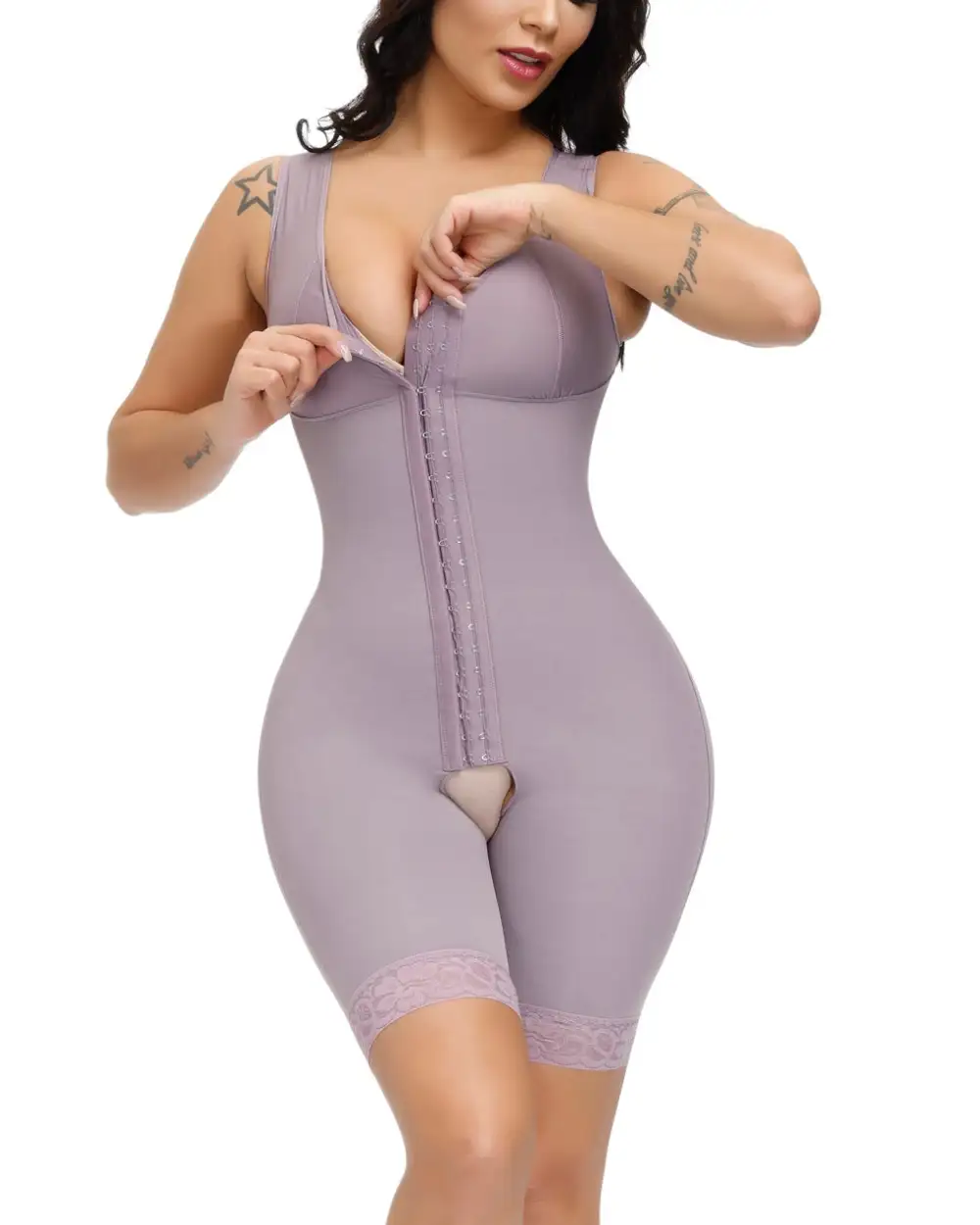 Full  Bodysuit Body Shaper With Bra
