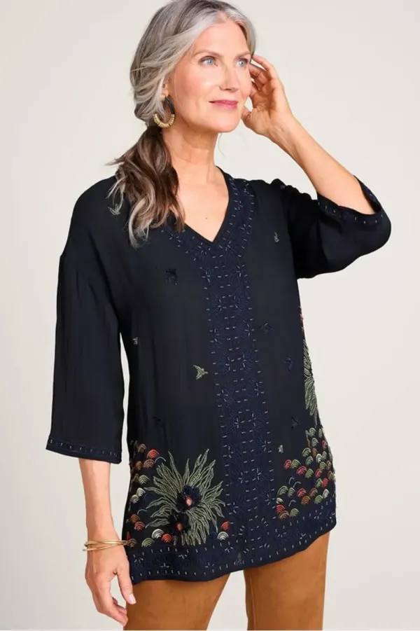 Mystic Meadow 3/4 Sleeve Top