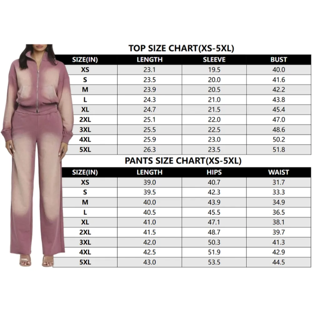 Women's Gradient Casual Two-Piece Set