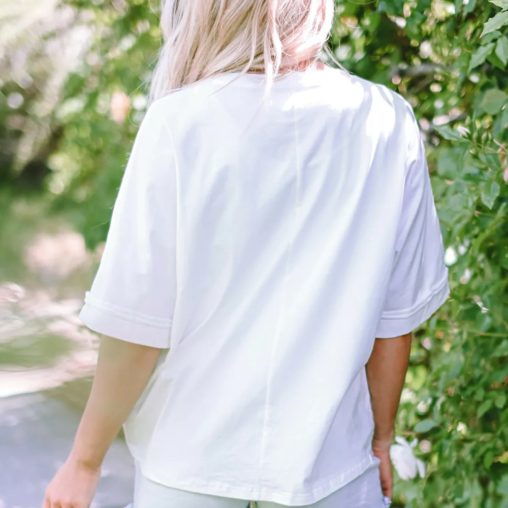 Mama Print Round Neck Short Sleeve T-Shirt