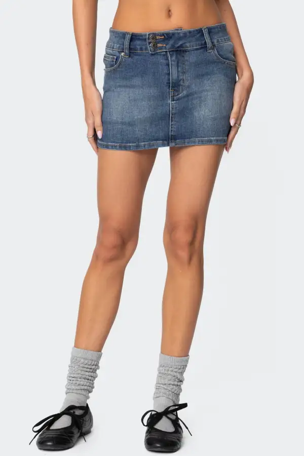 Eryn Denim Mini Skirt