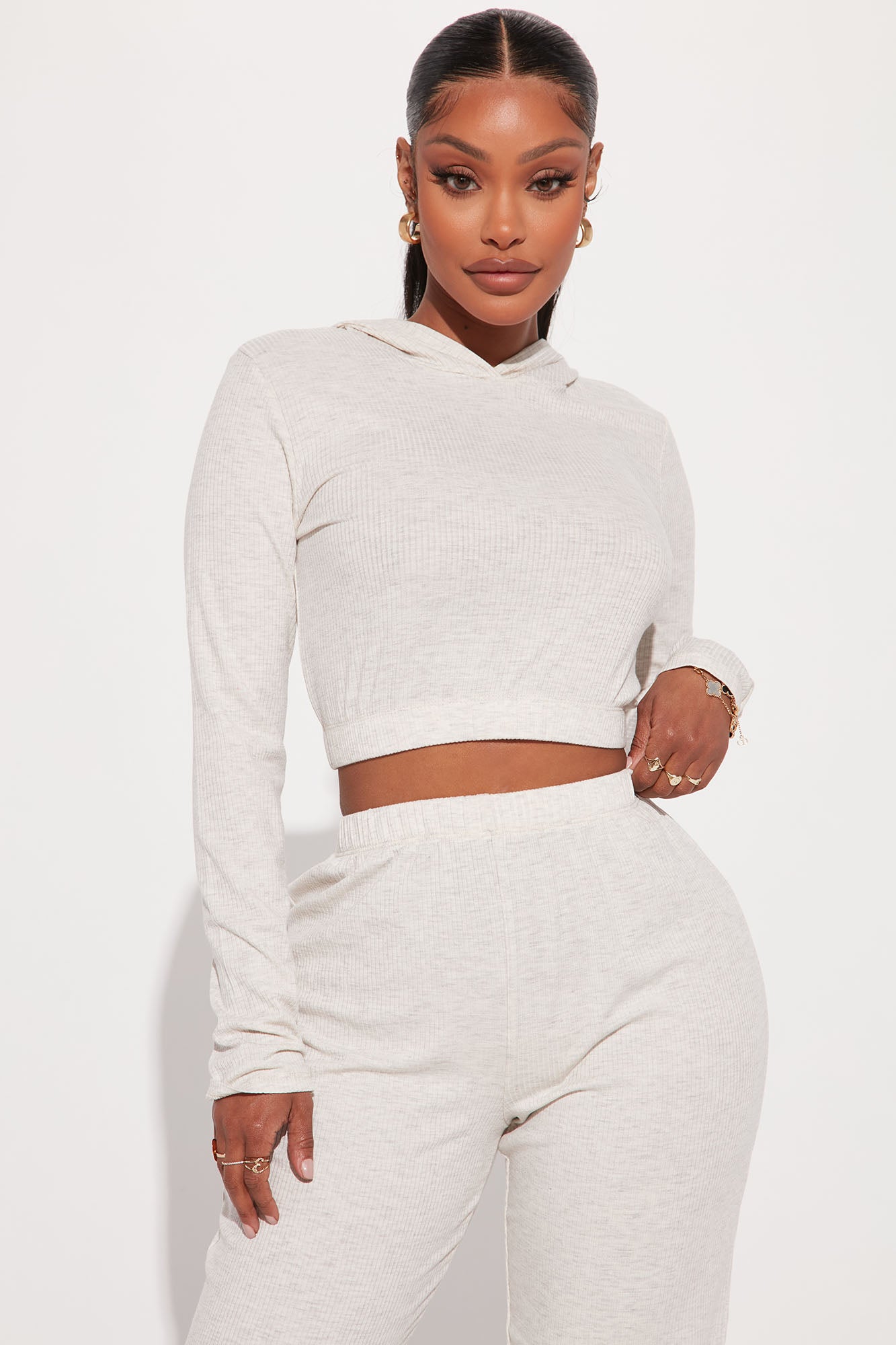 Lets Stay In Jogger Set - Oatmeal