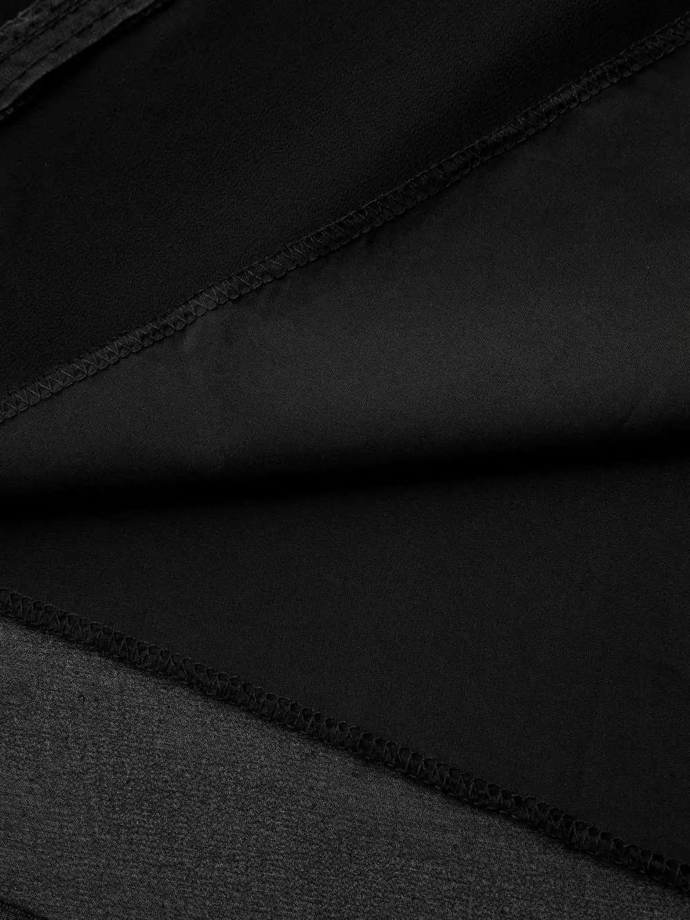 Sheer Rhinestone Chain Trim Ruffled Midi Dress