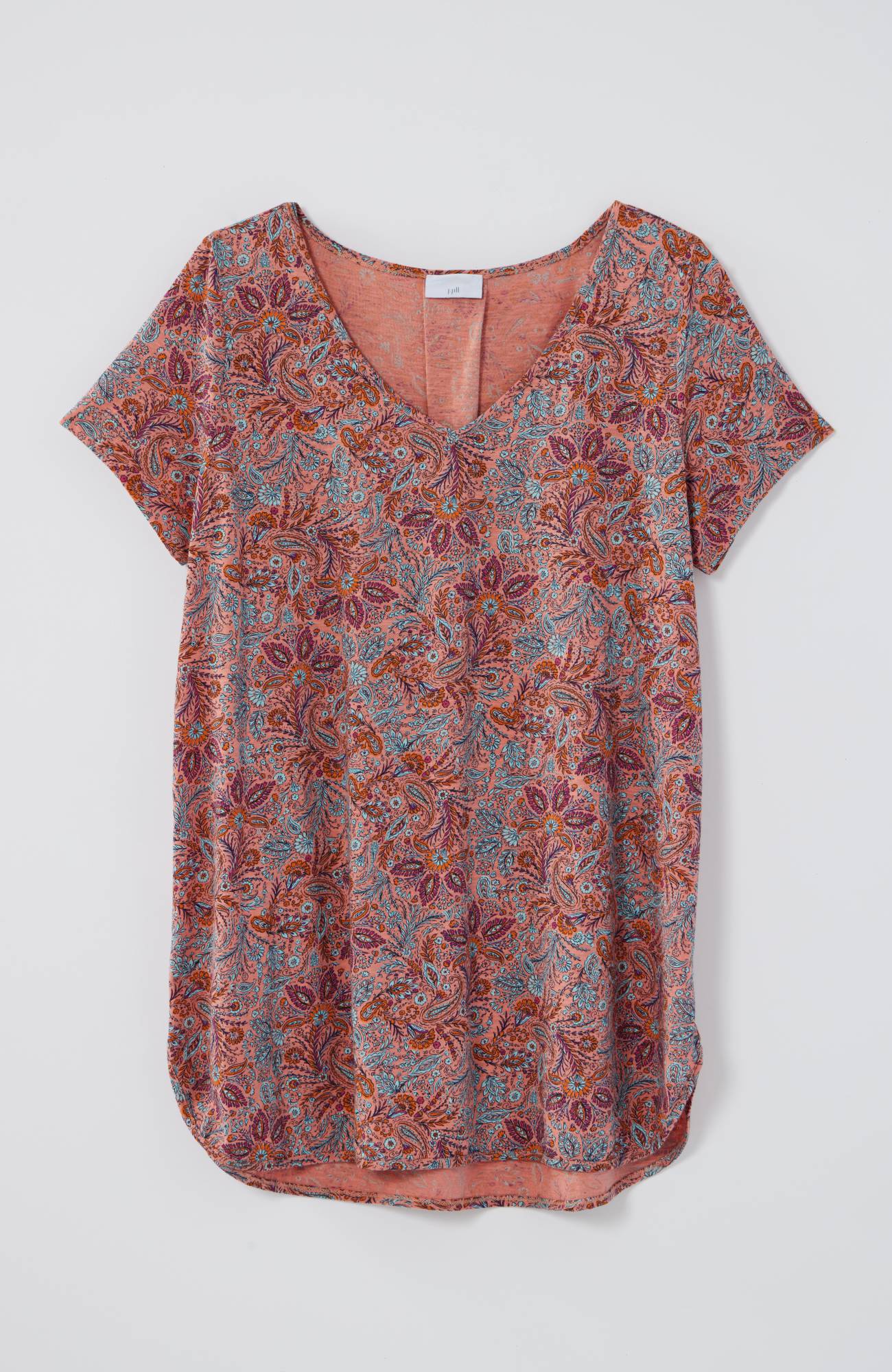cotton and tencelâ¢ modal shirttail tunic
