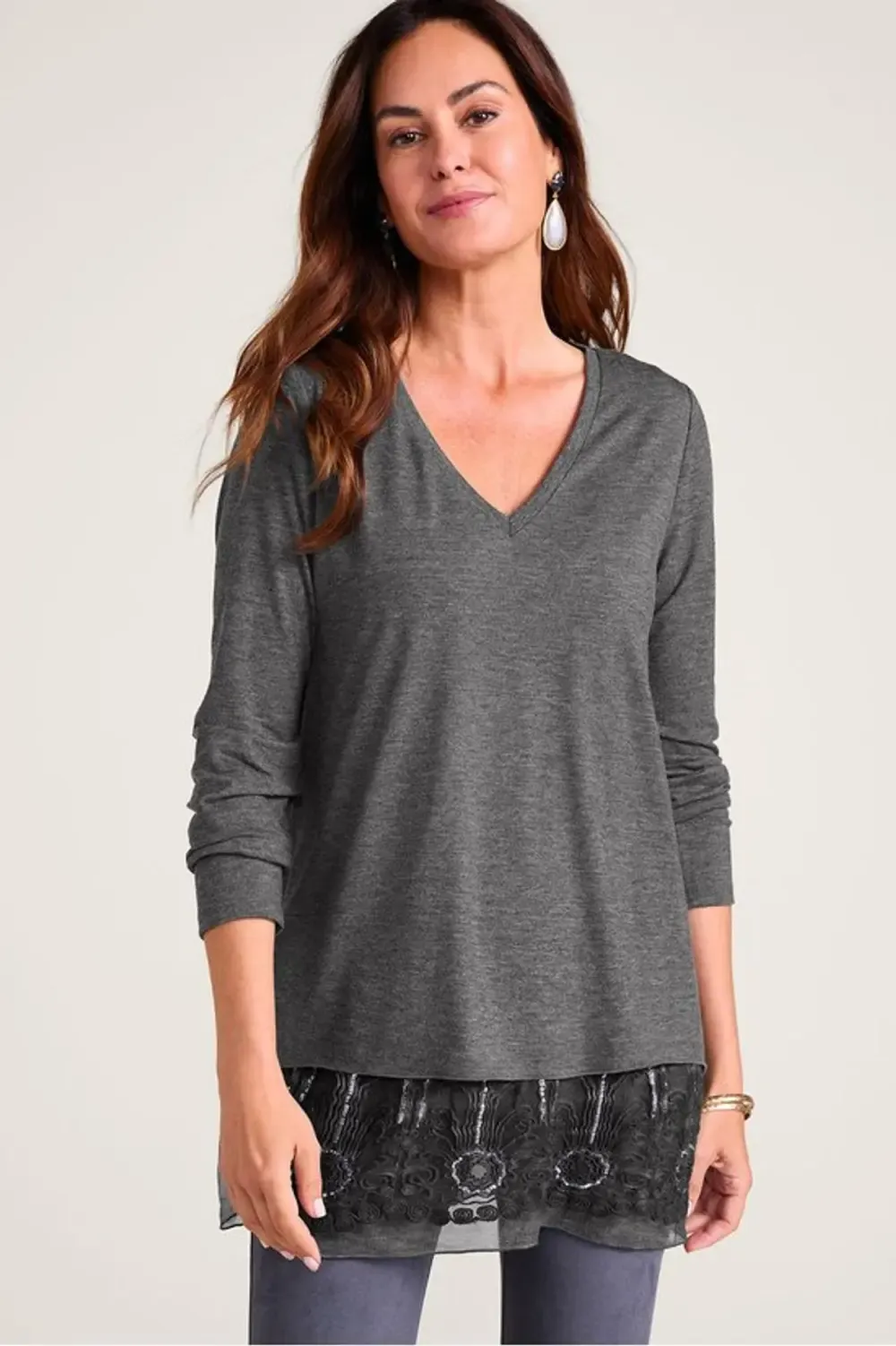 Peek Sophisticate Long Sleeve Tunic