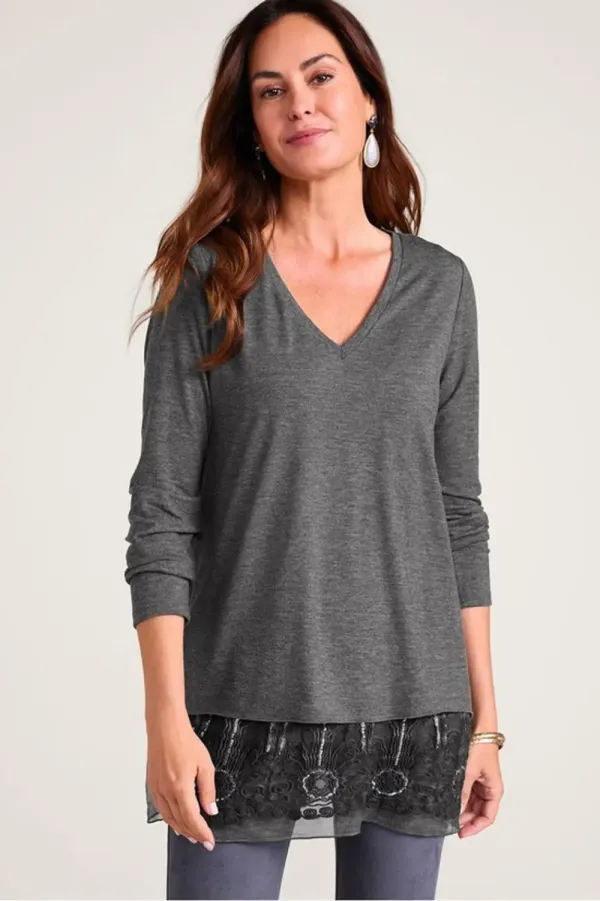 Peek Sophisticate Long Sleeve Tunic