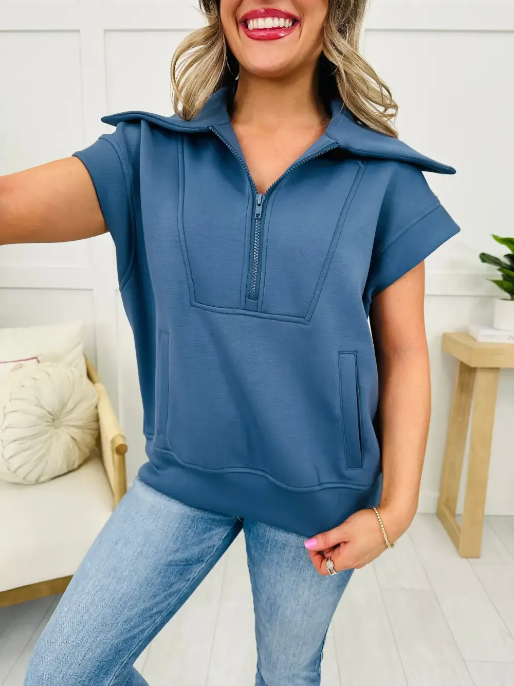 Super Scuba Short Sleeve Pullover- Multiple Colors!