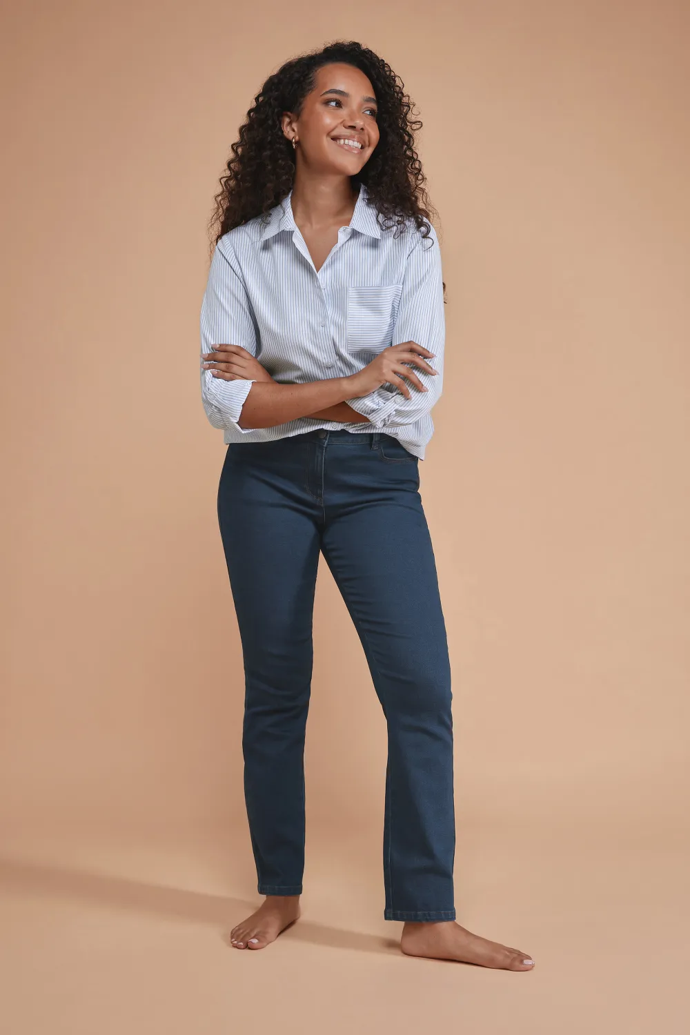 M&Co Black Straight Leg Jeans
