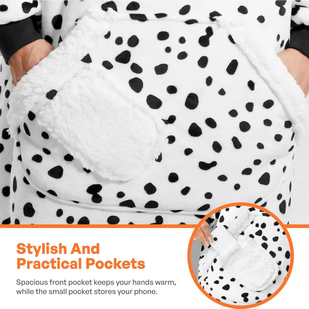 Panda Wearable Blanket Hoodie