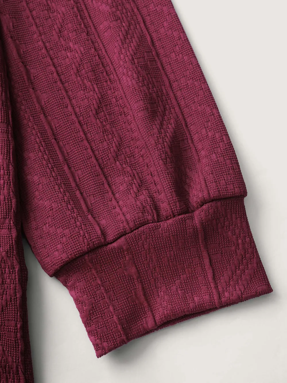 Textured Stretchy Buttons T-Shirt