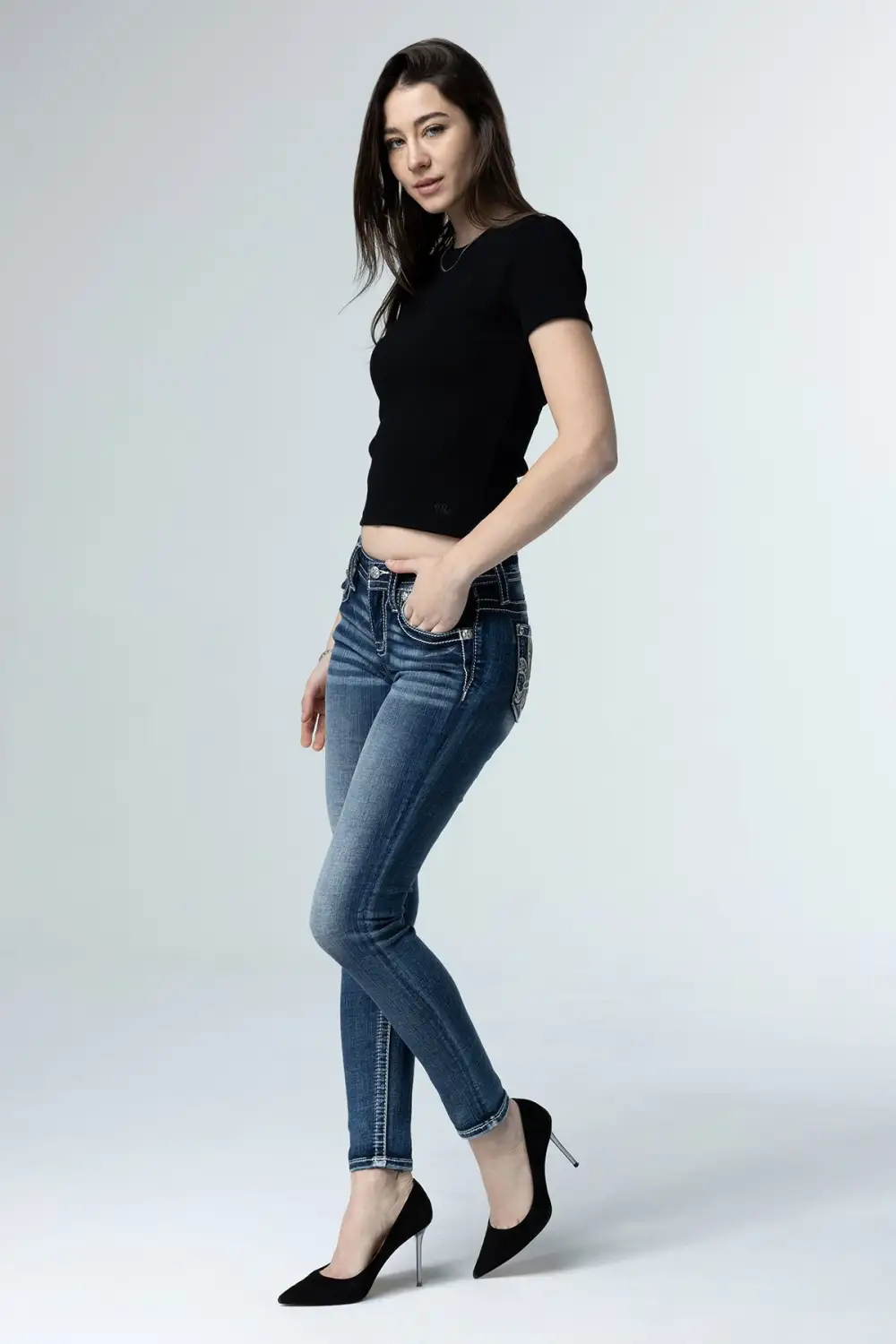 Floral Fleur Skinny Jeans