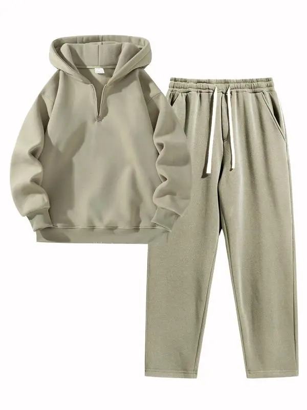 Men’s Hoodie & Sweatpants Set – Casual 2-Piece Outfit