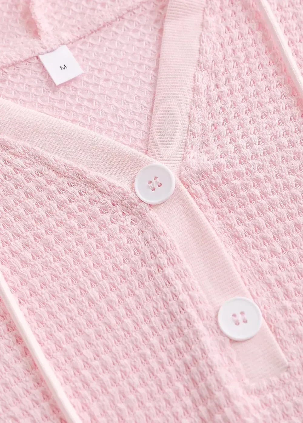 Light Pink Lace Long Sleeve Hoodie