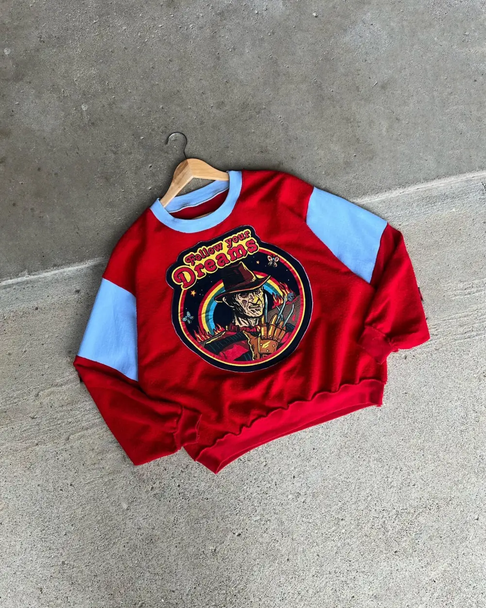 Red sweatshirts hoodie how perfect and cozy piece for your Halloween day