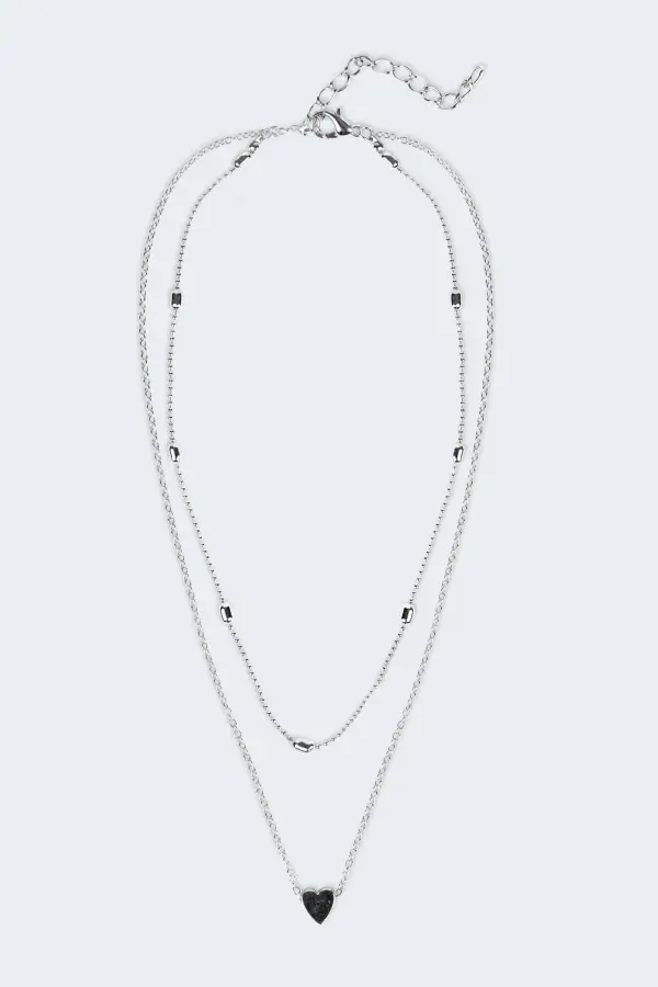 Layered Heart Necklace