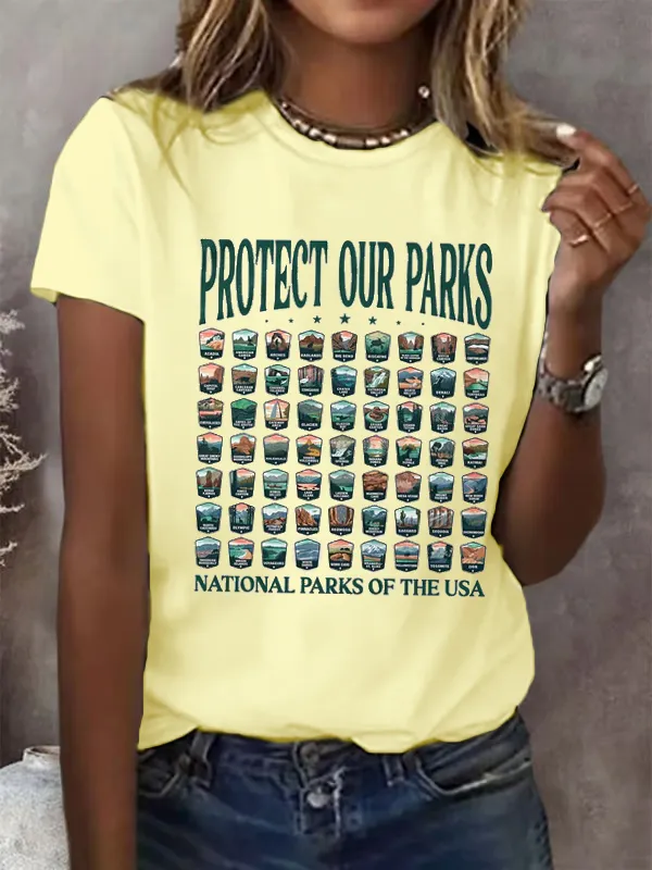 Protect Our Parks Badges Comfort Colors T-Shirt