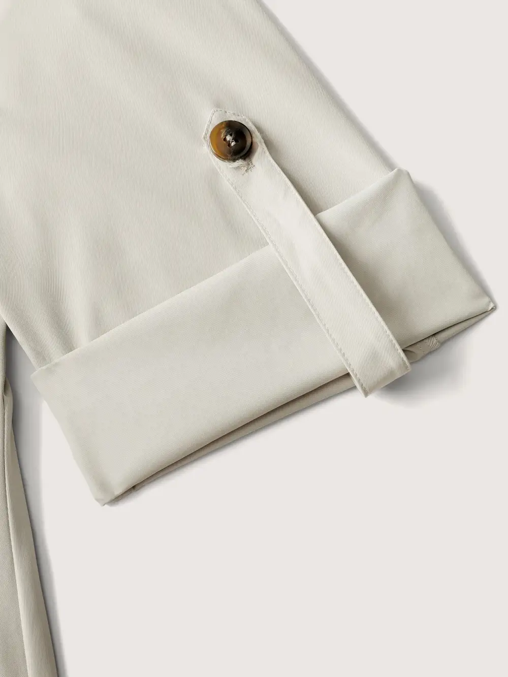 Tab Sleeve Pockets Button Jacket