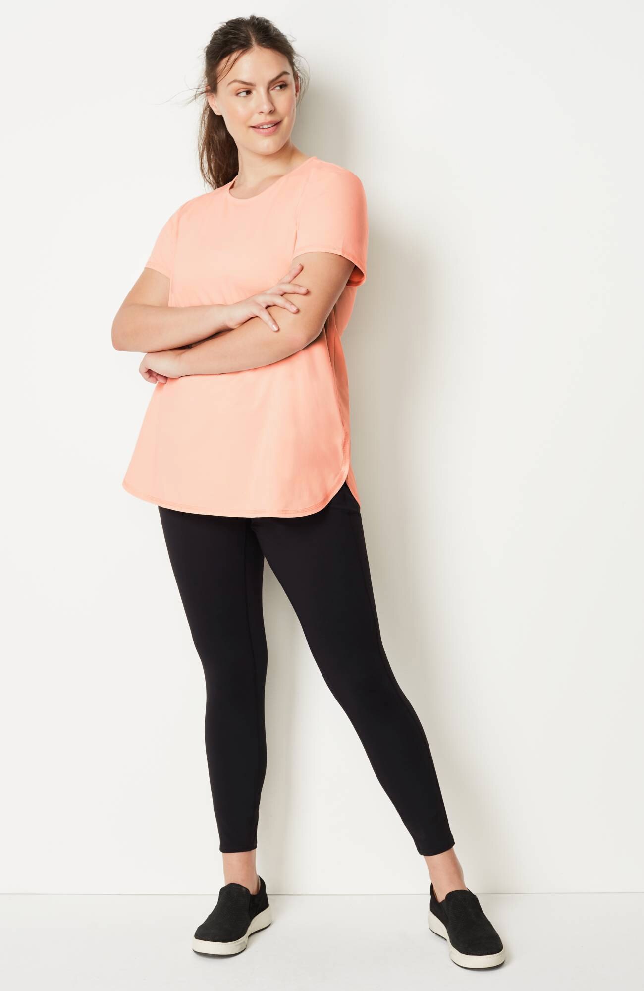 fit progress pima-stretch shirttail tee