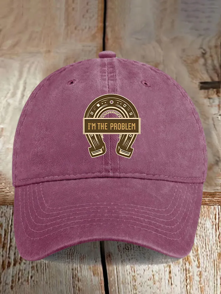 I'M The Problem Patterned Printed Baseball Caps