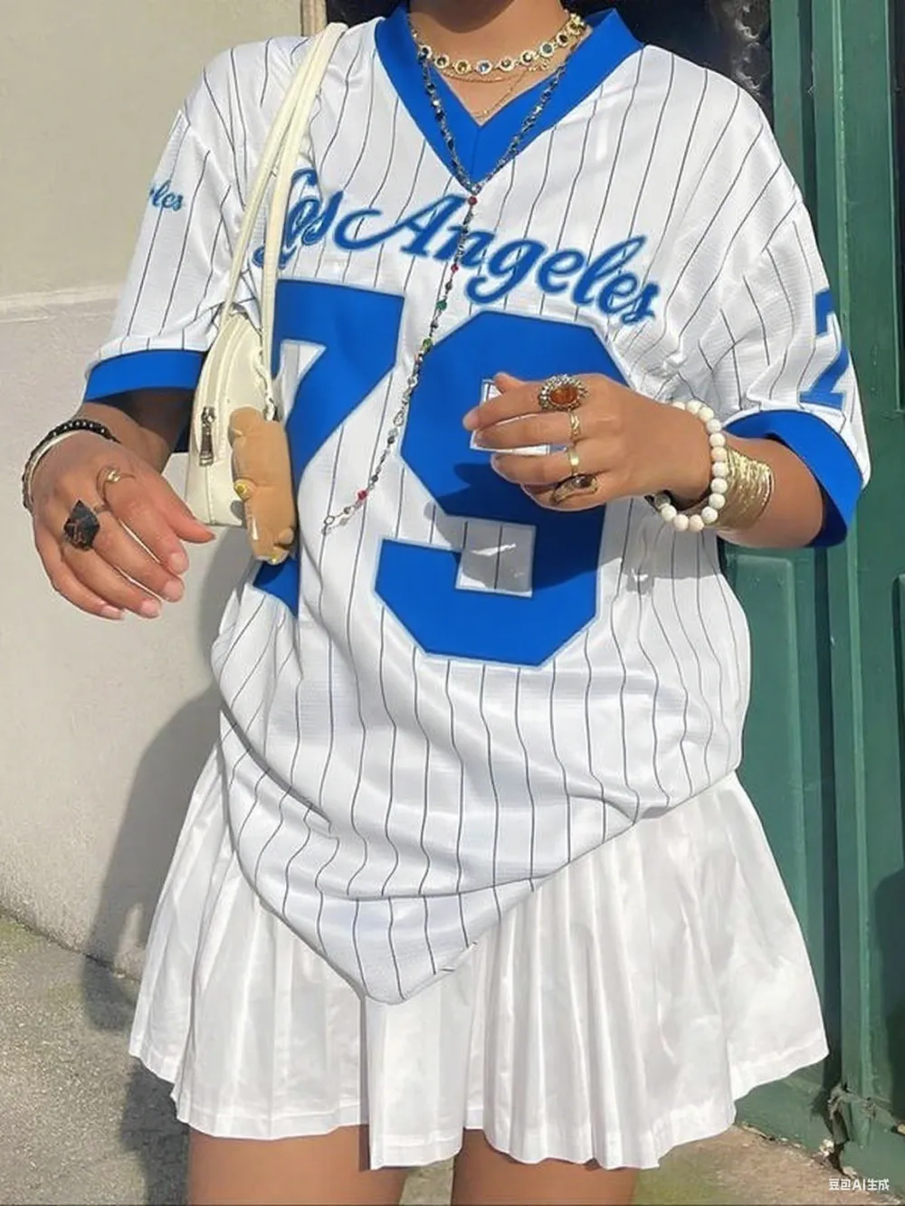 Women's V-Neck Graphic Tee – Comfy Everyday Summer Top