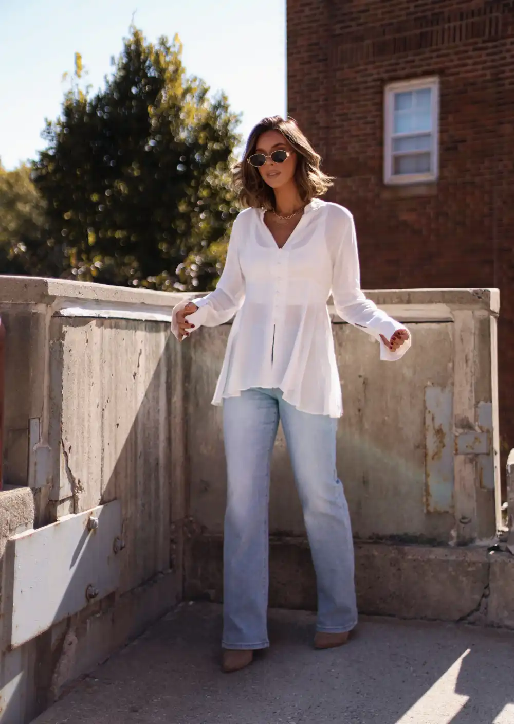Open Allure Blouse