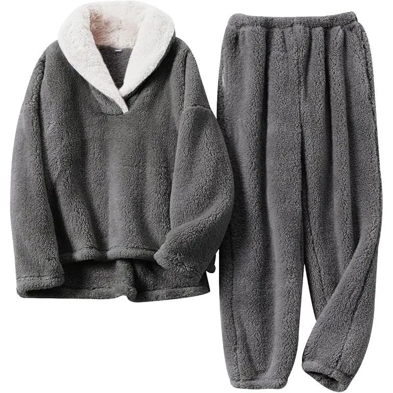 Men's Coral Fleece Pjs Set