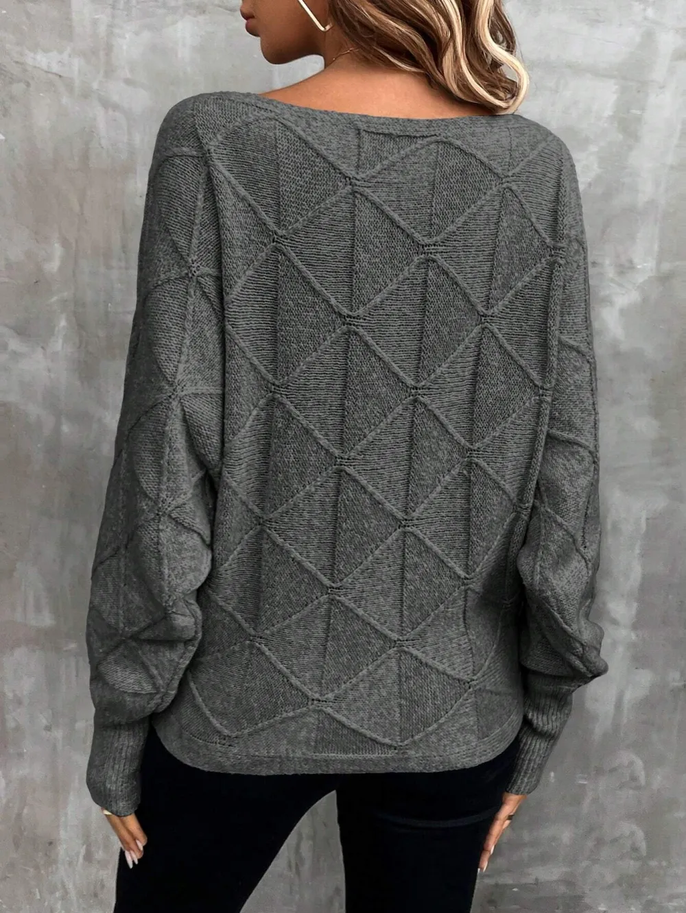 Casual Women's Batwing Sleeve Sweater