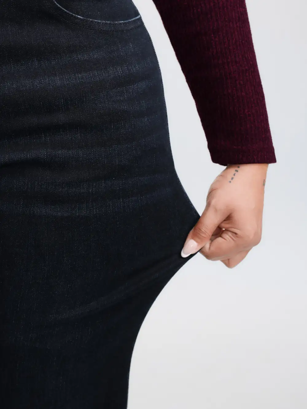 Super Stretchy Bootcut Mid-Rise Jeans