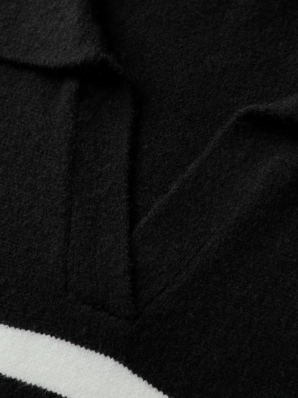 Polo Collar Colorful Stripes Pullover