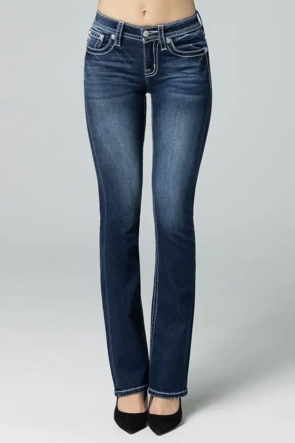 Mauve Longhorn Bootcut Jeans