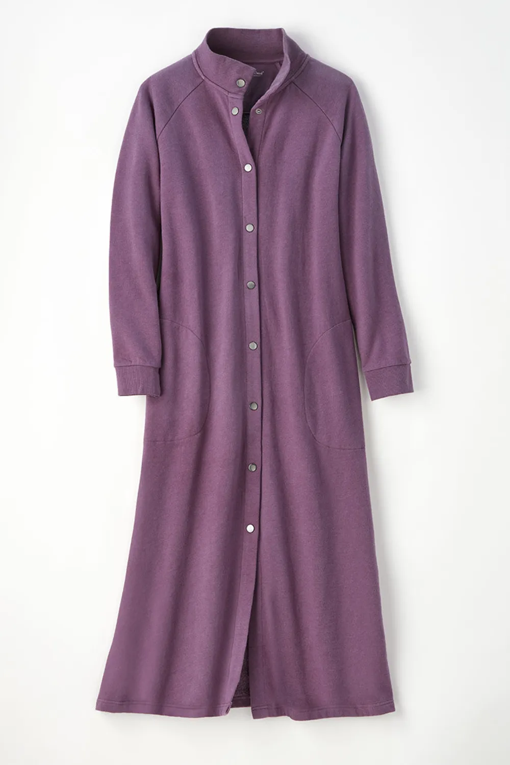 Snap-Front Sweatshirt Lounger