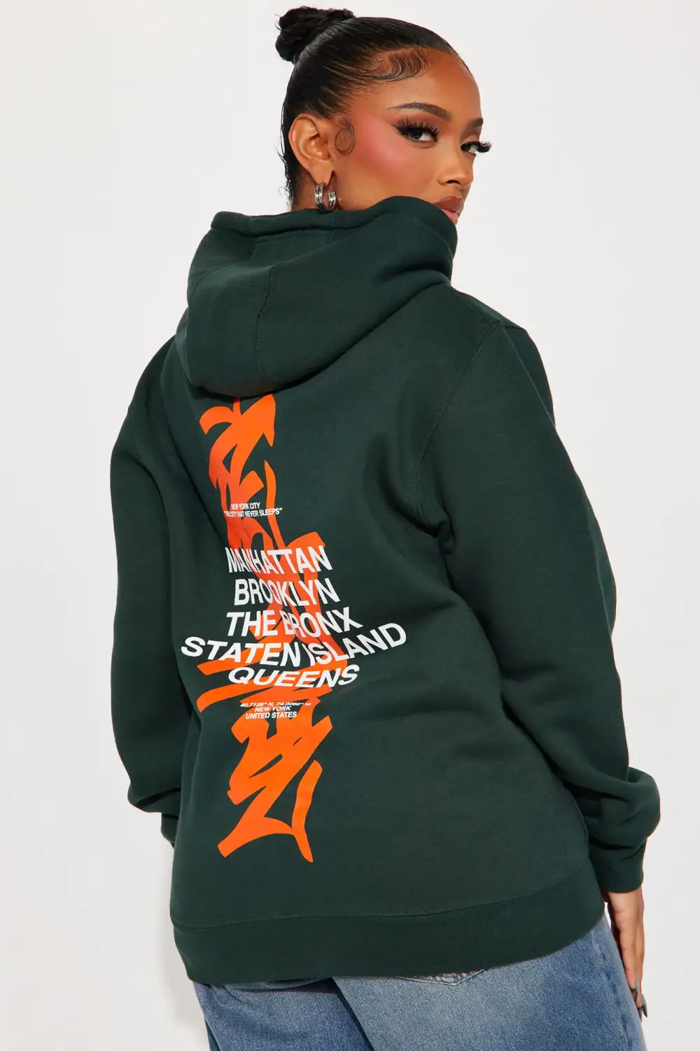 NYC Graff Hoodie - Hunter